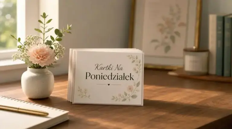 Kartki Na Poniedziałek I Nowy Tydzień